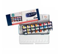 Rosa Galleria Artisti Acquerello Pittura Classico Teglia Set, 21 Tutto Vaschette