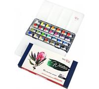 Rosa Gallery Watercolour Paint Set Metallo Tin Tutto Completo Vaschette Artista