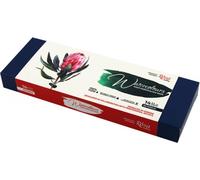 Rosa Gallery Watercolour Paint Set Metallo Tin Tutto Completo Vaschette Artista