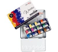 Rosa Gallery Watercolour Paint Set Metallo Tin Tutto Completo Vaschette Artista