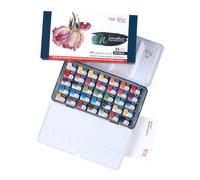 Rosa Gallery Watercolour Paint Set Metallo Tin Tutto Completo Vaschette Artista