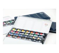 Rosa Gallery Watercolour Paint Set Metallo Tin Tutto Completo Vaschette Artista