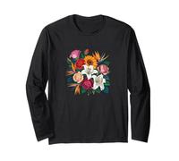 Rosa, Giglio, e, Uccello del Paradiso, Illustrazione Maglia a Manica