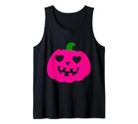 Rosa Halloween Cuore Zucca Jack-o-Lantern Sinistro Haunt Canotta