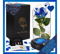 Rosa Idea Regalo San Valentino Rosa La Bella e la bestia Confezione regalo