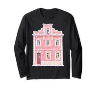 Rosa Inverno Casa Acquerello Snowy Village Casa Maglia a Manica