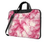 Rosa Latteo Tie-Dye Marmo Modello Laptop Bag Laptop Case 15.6 Pollici Borse Per Computer Imbottito Copertura Del Manicotto Per Le Donne Uomini