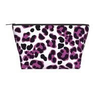 Rosa leopardato, Borsa da toilette Borsa per trucco Borsa per cosmetici Borsa da toilette da viaggio portatile