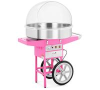 Royal Catering Macchina per zucchero filato - 72 cm - 1.200 Watt - con carretto RCZC-1200XL