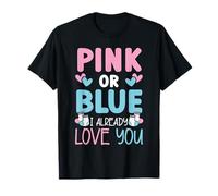 Rosa o Blu I già Love You Baby Annuncio Maglietta