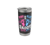 Rosa o blu in entrambi i casi Our Daddy Will Always Love You Bicchiere termico in acciaio inox doppia parete
