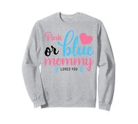 Rosa O Blu Mamma Ti ama Genere Rivela Madre Felpa