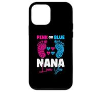 Rosa o Blu Nana Loves You - Rivela l'annuncio del bambino Custodia per iPhone 12 mini