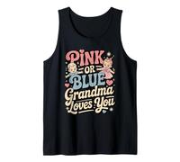 Rosa O Blu Nonna Loves You Nero Bambino Sesso Rivela Canotta