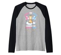 Rosa O Blu Nonna Loves You Nonna Futuro Nonna Baby P Maglia con Maniche Raglan