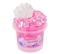 Rosa Pearl Ring Slime, melma crunchy per bambini, regalo per feste per ragazze e ragazzi, giocattolo sensoriale, regalo di Natale e di Hallowmas