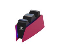 (rosa) per PS5 Stazione di ricarica DualSense Type-C Dock di ricarica doppio PlayStation 5