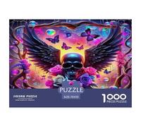 Rosa Puzzle 1000 Pezzi Adatto Per Adulti Un Enigma Impossibile Rosa Decorazione Della Casa Giochi EduGattoivi in Carta Originale Regalo Per Adolescenti 70x50cm/1000pcs