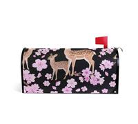 Rosa Romantico Giapponese Cherry Blossom Cervo Decorativo mailbox copre per Patrick's cute pasqua mailbox copre magnetico dimensioni standard copertura para buzon