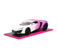 Rosa Scivola 1:24 W4 W Motori Lykan Hypersport Modellino Auto W/ Basi, Toys per