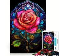 Rosa - Sinfonia di colori - Puzzle da 1000 pezzi per ragazzi - Gioco di logica e svago - Taglio liscio - Regalo speciale (50x75cm)