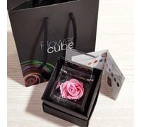Rosa stabilizzata FlowerCube cubo 12x12 cm