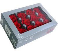 Rosa Stabilizzata Verdissimo Confezione 12 Rose Rossa Idea Regalo Anniversario