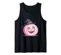 Rosa Strega Zucca Camicia Carino Girly Halloween Ottobre 31 Cappello Canotta