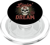 Rosa Teschio Vivere il Sogno PopSockets PopGrip per MagSafe