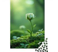Rosa verde 1000 Pezzi Primavera Awakening Jigsaw Puzzle Cartone Riciclato Per Adulti, Difficile Educativo, Idea Regalo Premium Natale Attività Famigliare 70x50cm/1000pcs