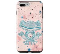 Rosa Zen Energy Blue Mindfulness Meditazione Spirituale Rana Custodia per iPhone 7 Plus/8 Plus