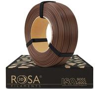 ROSA3D PLA Filamenti 1,75 mm per stampanti 3D, Marrone cioccolato, 1kg Refill