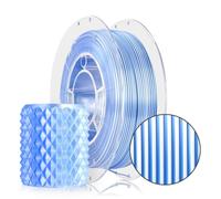 ROSA3D PLA Magic Silk Filamento 1,75 mm per stampante 3D - Materiali di stampa Leggermente lucidi Biodegradabile Filamenti PLA per stampanti 3D - Filament Printing - Ghiacciato, 0,3 kg Bobina