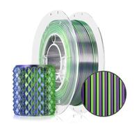 ROSA3D PLA Magic Silk Filamento 1,75 mm per stampante 3D - Materiali di stampa Leggermente lucidi Biodegradabile Filamenti PLA per stampanti 3D - Filament Printing - Folletto, 0,3 kg Bobina