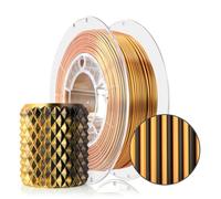 ROSA3D PLA Magic Silk Filamento 1,75 mm per stampante 3D, Mistico tigre, 0,3 kg Bobina