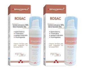 Rosac 30Ml Braderm 2x30 ml Soluzione