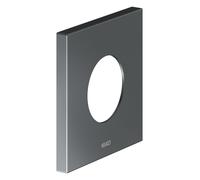 Rosace murale KEUCO surdimensionnée pour vannes et robinets de douche thermostatiques encastrés, carrée, 59556130092, 59556130092, Colorazione: Nero cromato nero spazzolato