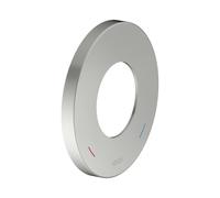 Rosace murale surdimensionnée KEUCO pour mitigeur monocommande et mitigeur de douche encastré, rond, 59551060091, 59551060091, Colorazione: finitura acciaio inox