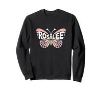 Rosalee Butterfly - Personalizzato Carino Nome Word Art Felpa
