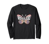 Rosalee Butterfly - Personalizzato Carino Nome Word Art Maglia a Manica