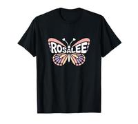 Rosalee Butterfly - Personalizzato Carino Nome Word Art Maglietta