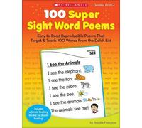 Rosalie Franzese 100 Super Sight Word Poems, Grades PreK-1 (Tascabile)