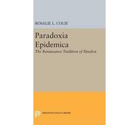 Rosalie Littell Colie Paradoxia Epidemica (Copertina rigida)