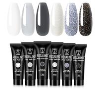 ROSALIND 6 Colori Poly Nail Gel Unghie 10ml UV Strengthening Gel