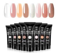 ROSALIND Gel per Unghie da Estensione Set 8 Colori 10ml UV Poly Nail Gel