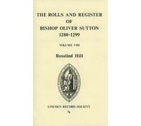 Rosalind M.T. H Rolls and Register of Bishop Oliver Sutton 12 (Copertina rigida)