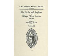 Rosalind M.T. H Rolls and Register of Bishop Oliver Sutton 12 (Copertina rigida)
