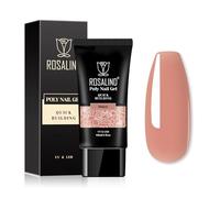 ROSALIND Poligel per Unghie 60 ml, Melone UV LED Gel Ricostruzione Unghie Nail Rapida per Estensione per Principianti, Professionale e Salone di Manicure, fai da te Nail Art