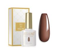 ROSALIND Smalto Semipermanente per Unghie Marrone Colori, 15ml UV LED Soak Off Smalti Semipermanenti per Unghie Gel Polish Manicure Nail Art