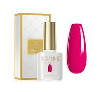 ROSALIND Smalto Semipermanente per Unghie Rosa Neon Colori, 15ml UV LED Soak Off Smalti Semipermanenti per Unghie Rosa Gel Polish Manicure Nail Art